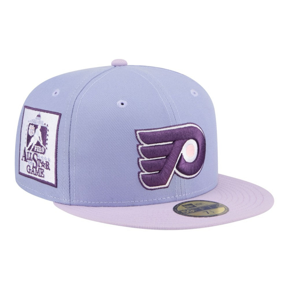 Philadelphia Flyers New Era Lavender Bloom 59FIFTY Fitted Hat - Light Purple/Purple | New Era sale