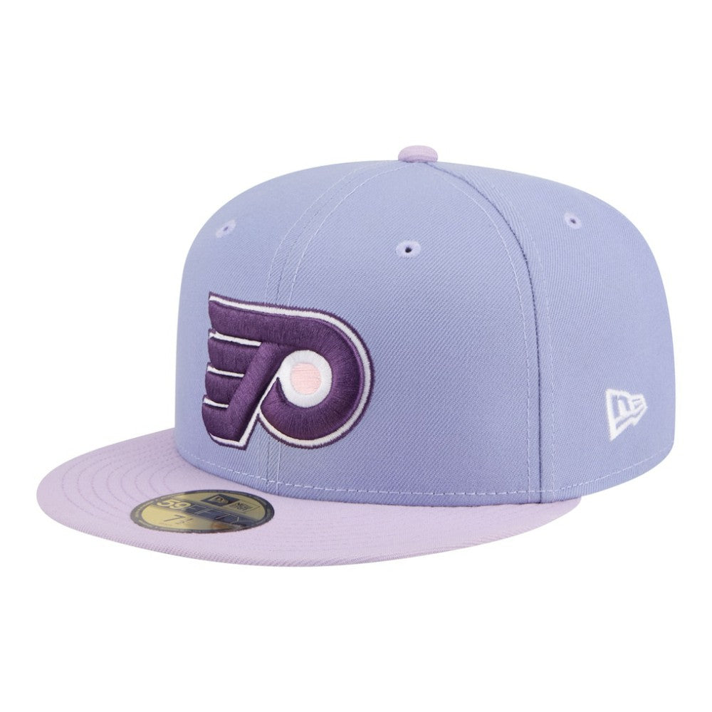 Philadelphia Flyers New Era Lavender Bloom 59FIFTY Fitted Hat - Light Purple/Purple | New Era sale