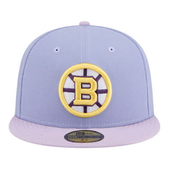 Boston Bruins New Era Lavender Bloom 59FIFTY Fitted Hat - Light Purple/Purple | New Era online