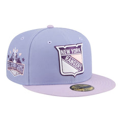 New York Rangers New Era Lavender Bloom 59FIFTY Fitted Hat - Light Purple/Purple | New Era Lifestyle