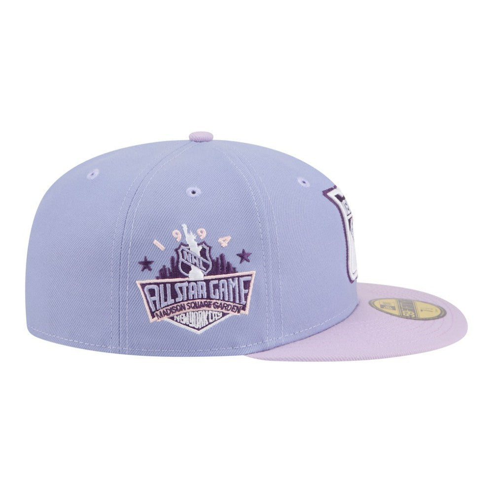 New York Rangers New Era Lavender Bloom 59FIFTY Fitted Hat - Light Purple/Purple | New Era Lifestyle