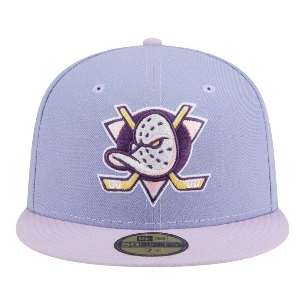 Anaheim Ducks New Era Lavender Bloom 59FIFTY Fitted Hat - Light Purple/Purple | New Era on sale