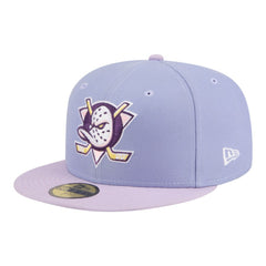 Anaheim Ducks New Era Lavender Bloom 59FIFTY Fitted Hat - Light Purple/Purple | New Era on sale