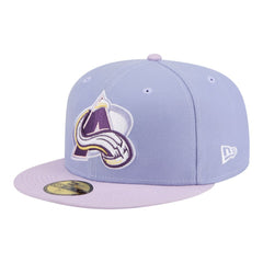 Colorado Avalanche New Era Lavender Bloom 59FIFTY Fitted Hat - Light Purple/Purple | New Era near me