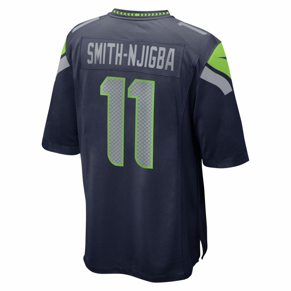 Jaxon Smith-Njigba Seattle Seahawks Super Bowl LX Patch Game Jersey - College Navy - Nike