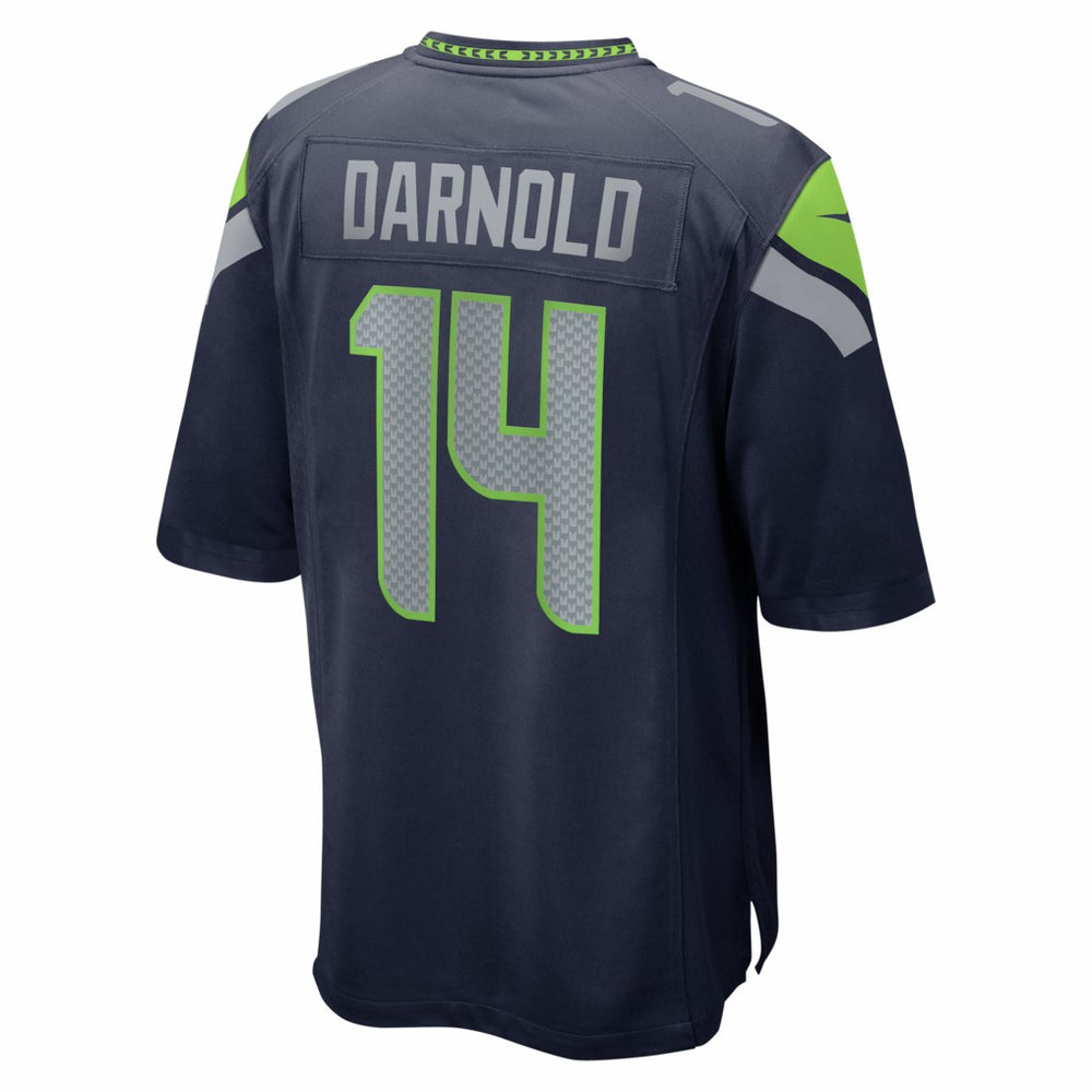 Sam Darnold Seattle Seahawks Super Bowl LX Patch Game Jersey - College Navy - Nike