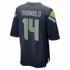 Sam Darnold Seattle Seahawks Super Bowl LX Patch Game Jersey - College Navy - Nike