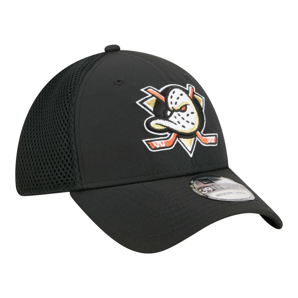 Anaheim Ducks New Era Logo 39THIRTY Flex Hat - Black | New Era near me