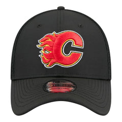 Calgary Flames New Era Logo 39THIRTY Flex Hat - Black | New Era online