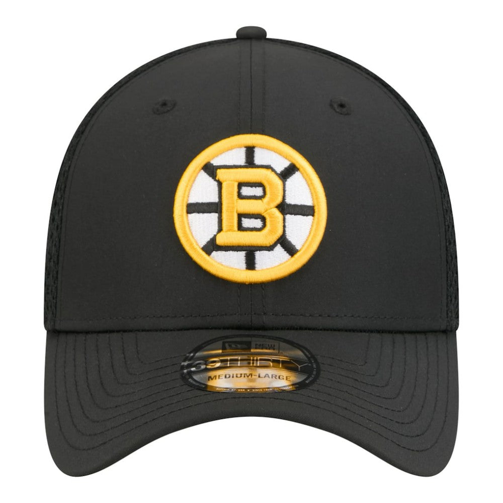 Boston Bruins New Era Logo 39THIRTY Flex Hat - Black | New Era online