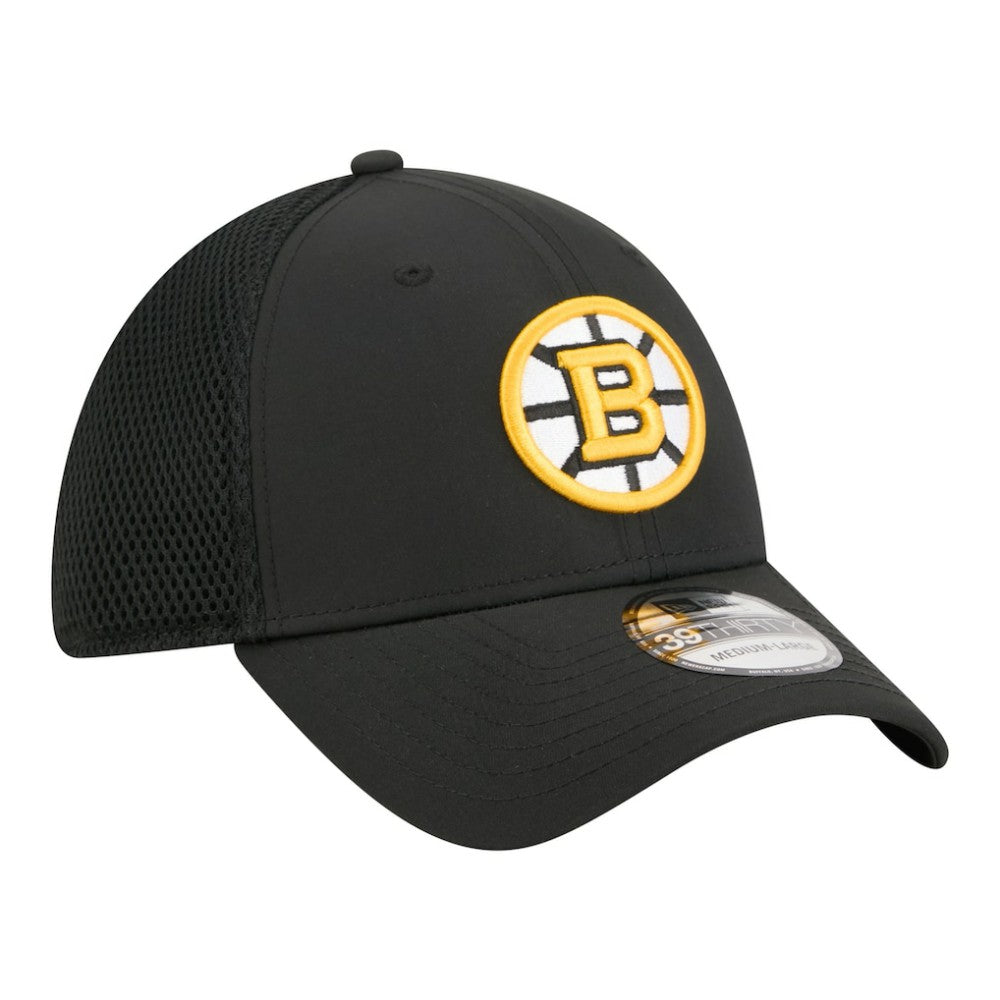 Boston Bruins New Era Logo 39THIRTY Flex Hat - Black | New Era online