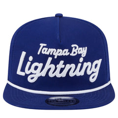 Tampa Bay Lightning New Era Team Text Golfer Adjustable Hat - Blue | New Era sale