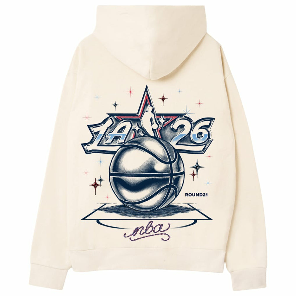round21 Unisex 2026 NBA All-Star Game Court Shine Hoodie Cream