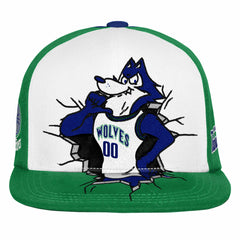 Mitchell & Ness Minnesota Timberwolves Youth Mascot Snapback Hat Green