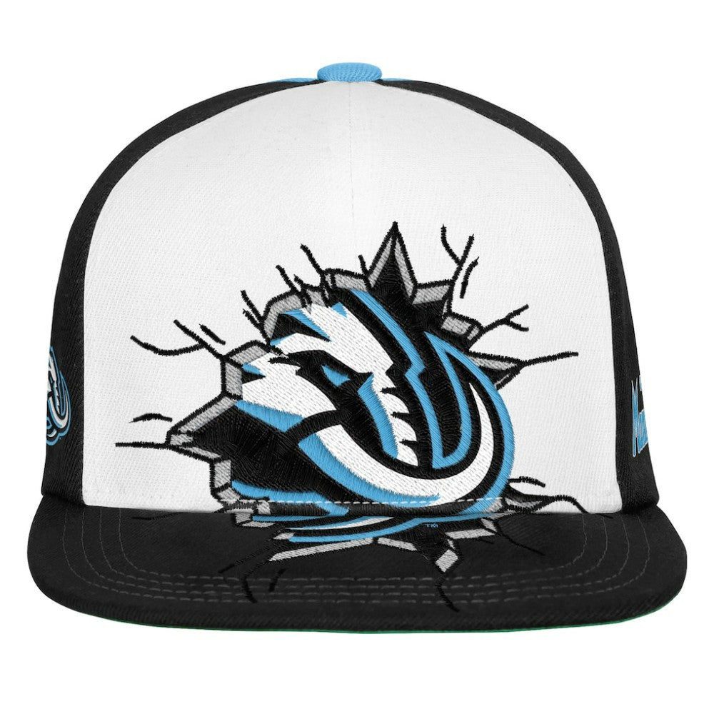 Utah Mammoth Mitchell & Ness Youth Mascot Snapback Hat - Navy | NHL Lifestyle