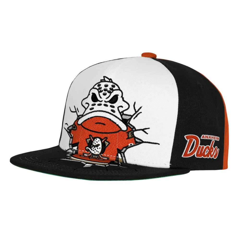 Anaheim Ducks Mitchell & Ness Youth Mascot Snapback Hat - Orange | NHL near me