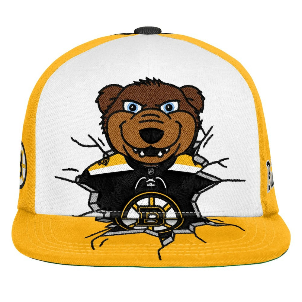 Boston Bruins Mitchell & Ness Youth Mascot Snapback Hat - Black | NHL online