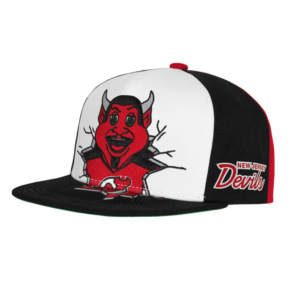 New Jersey Devils Mitchell & Ness Youth Mascot Snapback Hat - Red | NHL discount