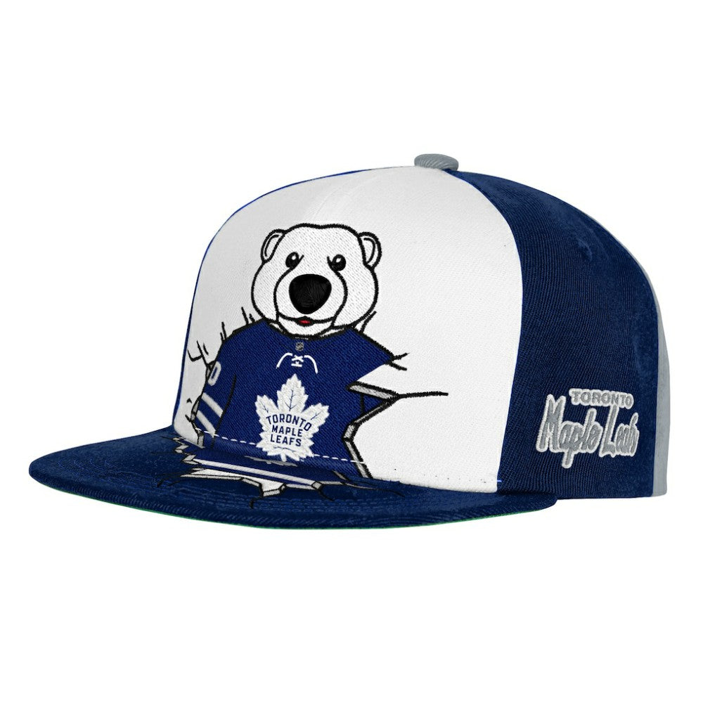 Toronto Maple Leafs Mitchell & Ness Youth Mascot Snapback Hat - Navy | NHL online