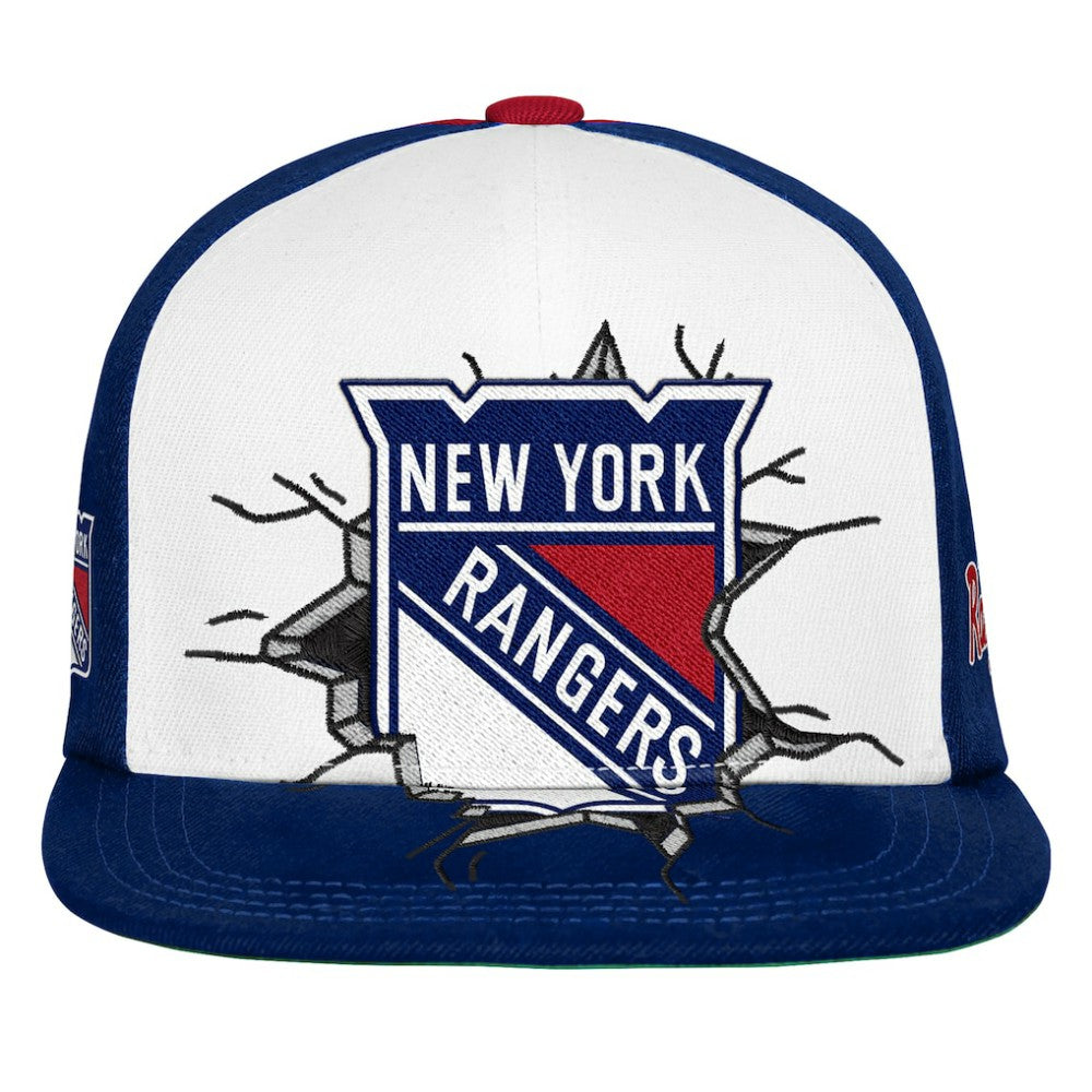New York Rangers Mitchell & Ness Youth Mascot Snapback Hat - Navy | NHL Lifestyle