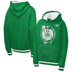 Mitchell & Ness Boston Celtics Youth Playmaker Fashion Fleece Hoodie Kelly Green