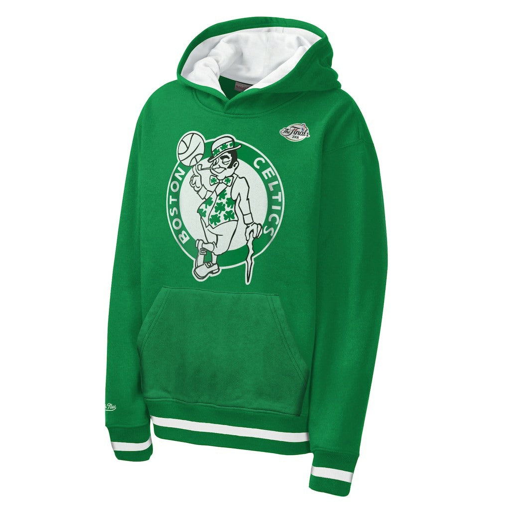 Mitchell & Ness Boston Celtics Youth Playmaker Fashion Fleece Hoodie Kelly Green