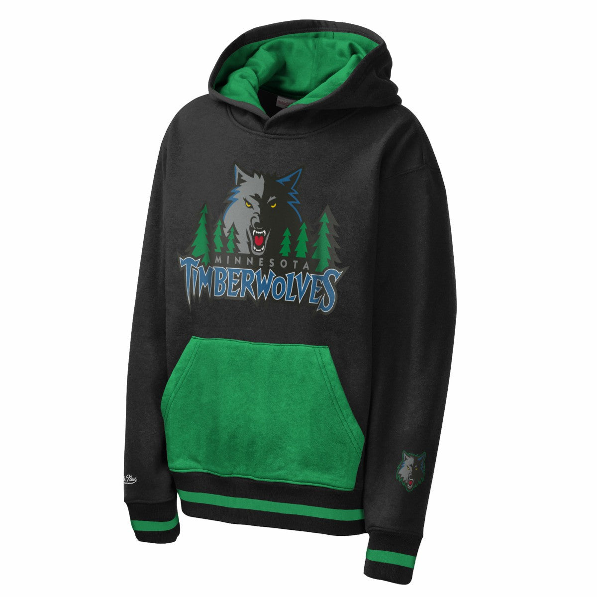 Mitchell & Ness Minnesota Timberwolves Youth Playmaker Fashion Fleece Hoodie Navy