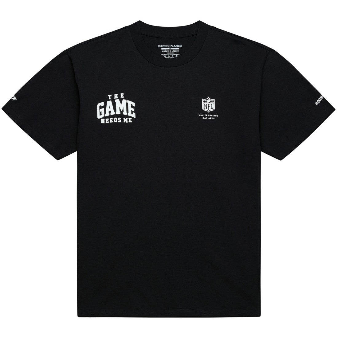 Super Bowl LX Roc Nation x Paper Planes x NFL T-Shirt - Black - NFL