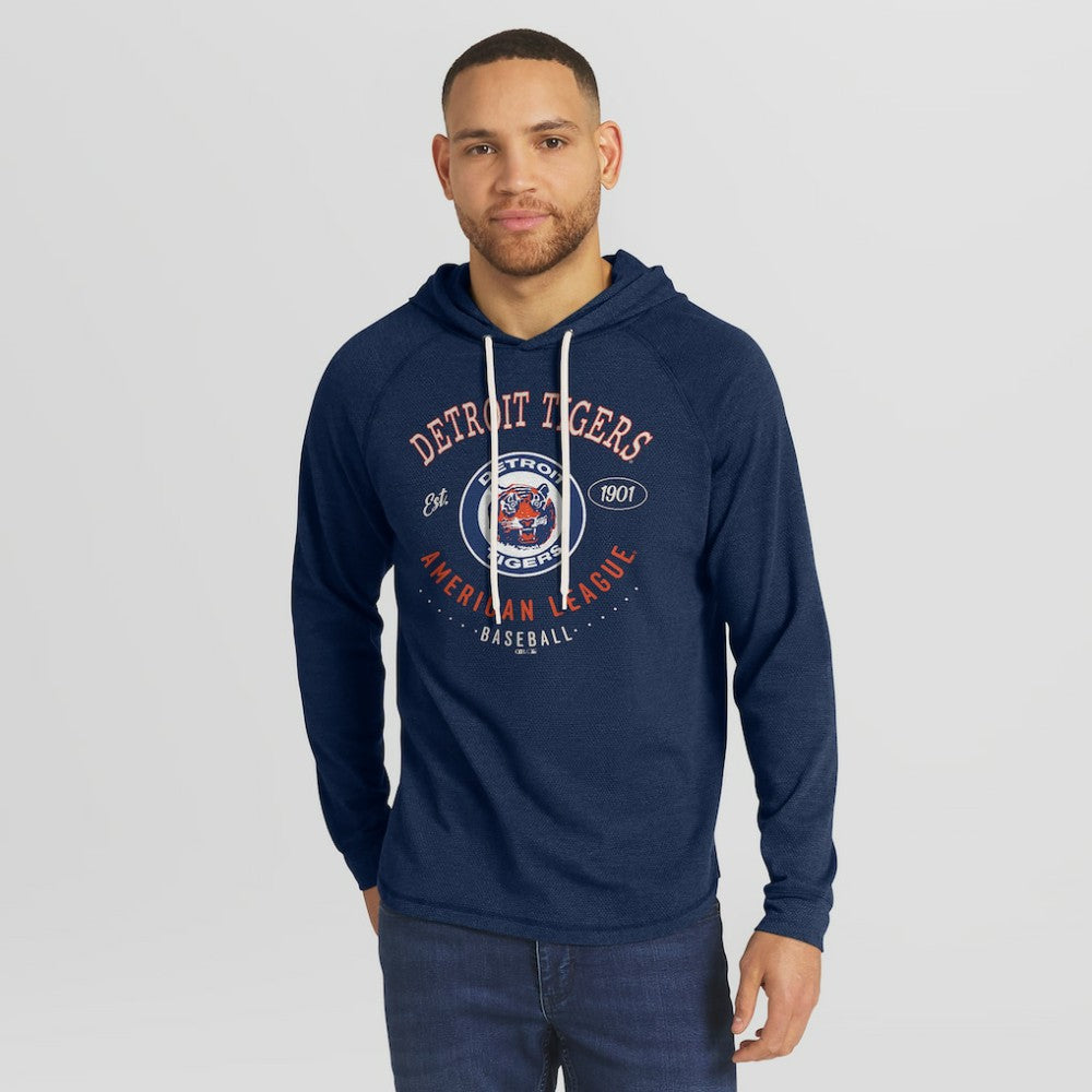 Detroit Tigers Darius Rucker Collection by Fanatics Raglan Hooded Long Sleeve T-Shirt Sale