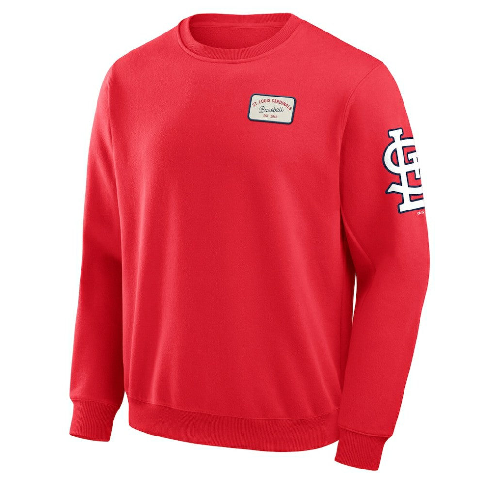 St. Louis Cardinals Darius Rucker Collection by Fanatics Washed Crew Neck Pullover Sweatshirt Outlet