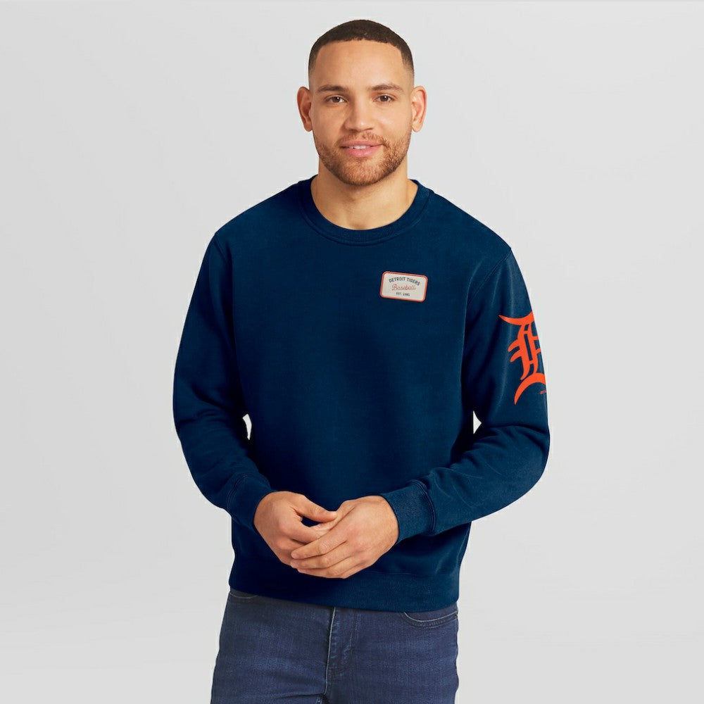 Detroit Tigers Darius Rucker Collection by Fanatics Washed Crew Neck Pullover Sweatshirt Online
