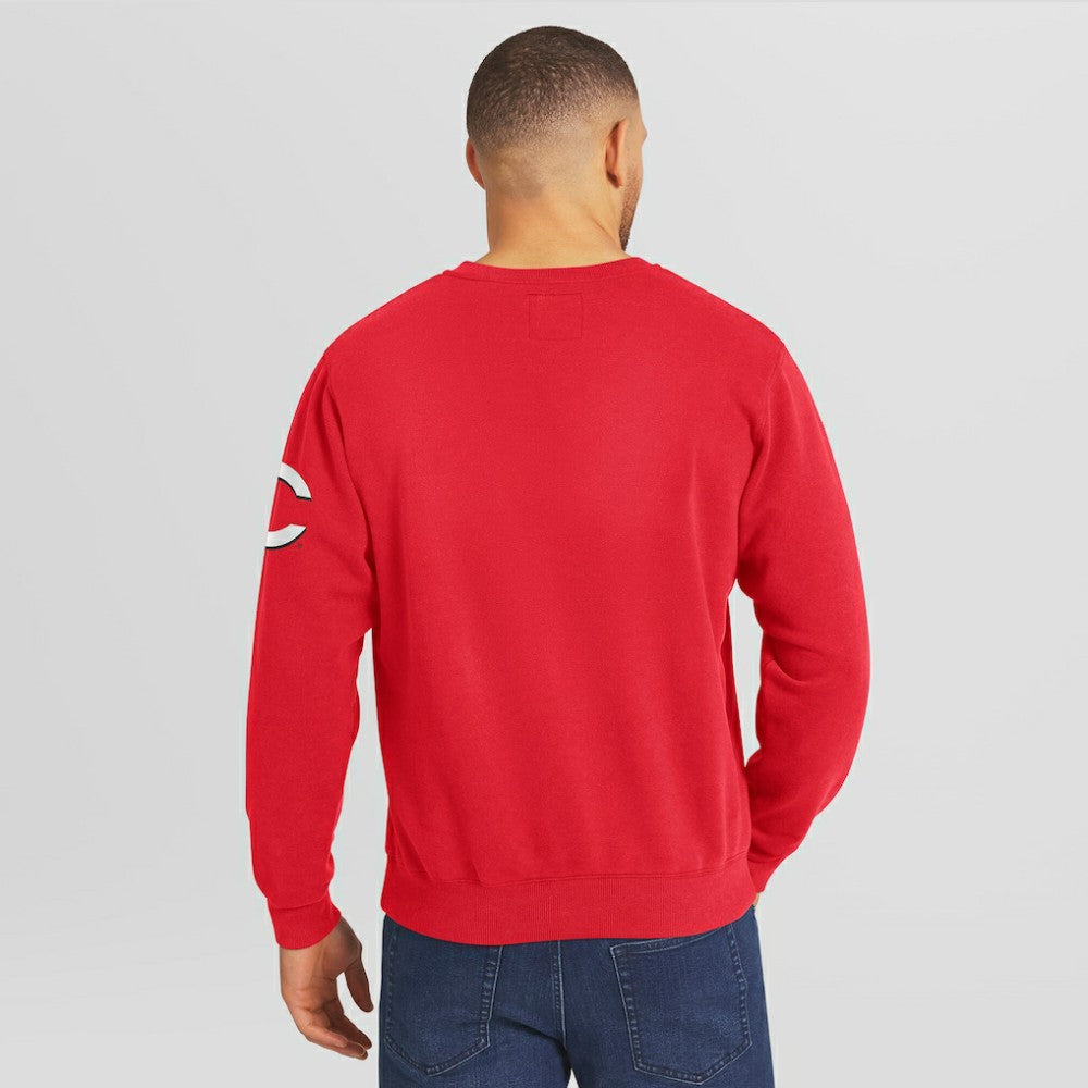 Cincinnati Reds Darius Rucker Collection by Fanatics Washed Crew Neck Pullover Sweatshirt for sale