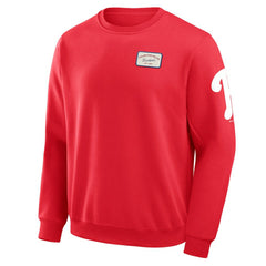 Philadelphia Phillies Darius Rucker Collection by Fanatics Washed Crew Neck Pullover Sweatshirt Sale