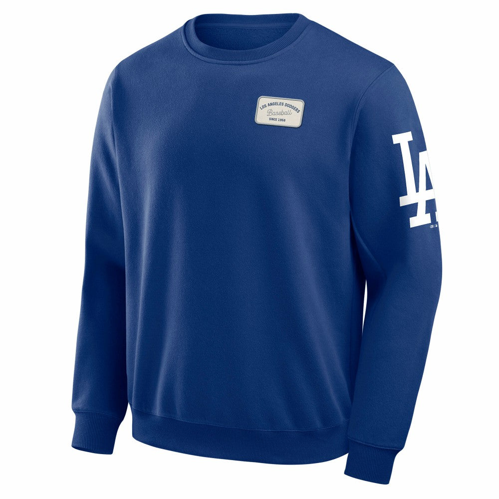 Los Angeles Dodgers Darius Rucker Collection by Fanatics Washed Crew Neck Pullover Sweatshirt Discount