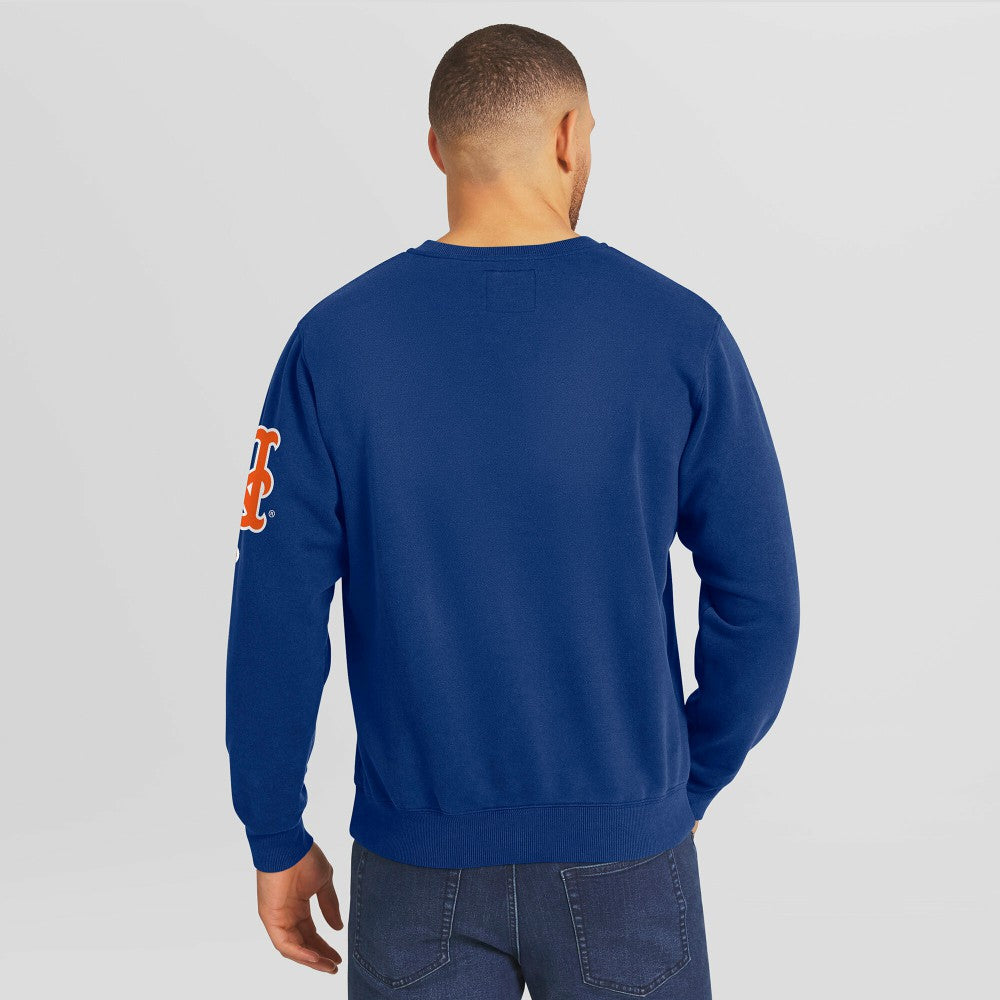 New York Mets Darius Rucker Collection by Fanatics Washed Crew Neck Pullover Sweatshirt Discount