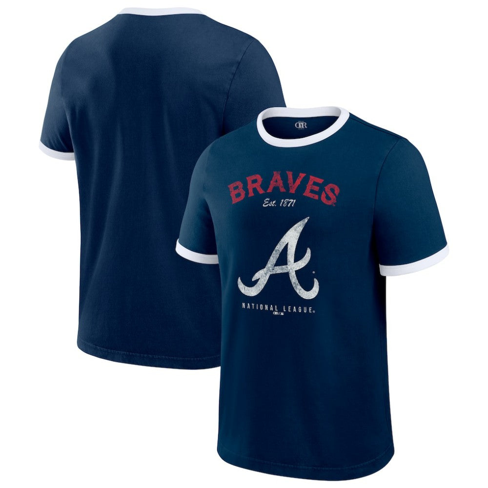Atlanta Braves Darius Rucker Collection by Fanatics Washed Ringer T-Shirt Near Me