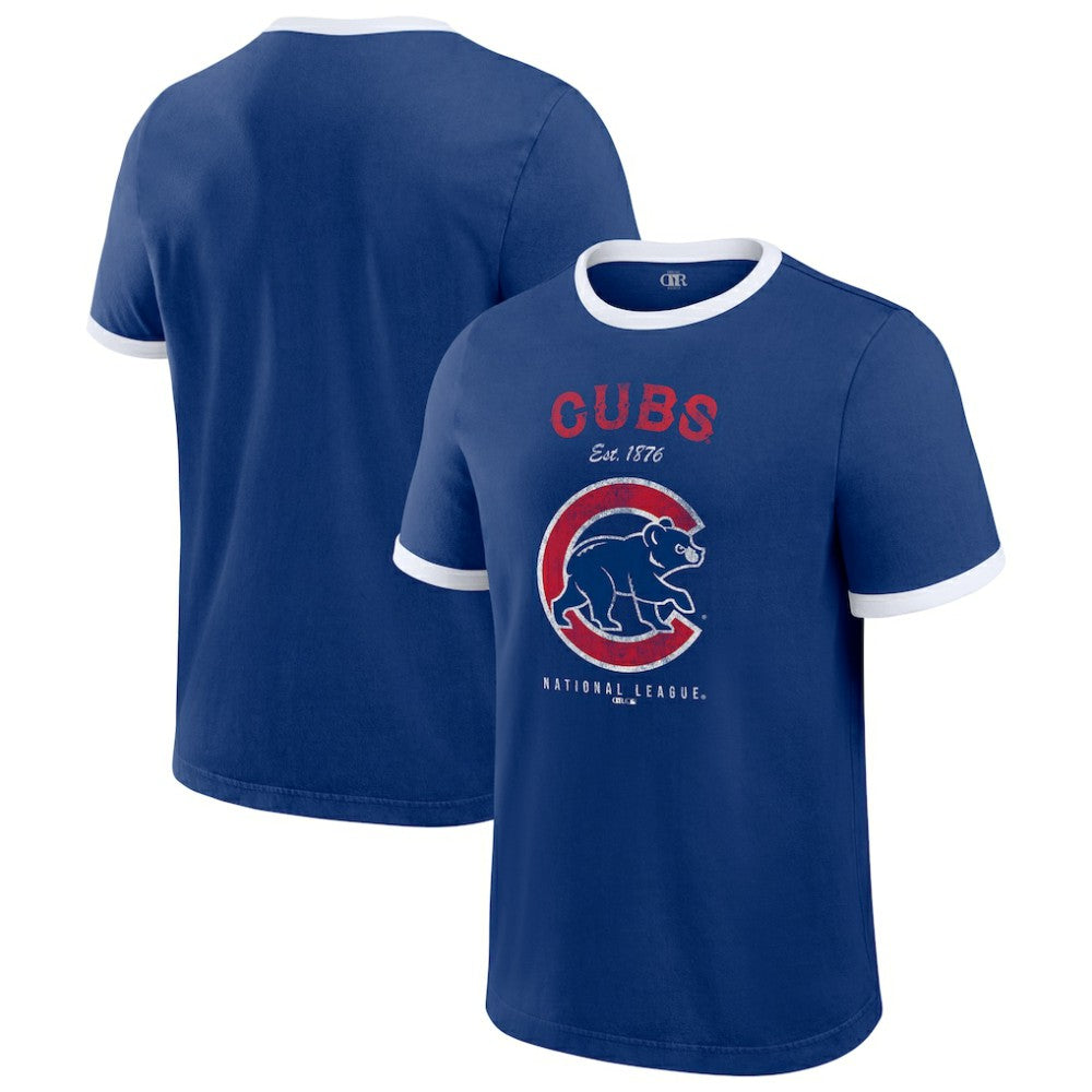Chicago Cubs Darius Rucker Collection by Fanatics Washed Ringer T-Shirt Outlet
