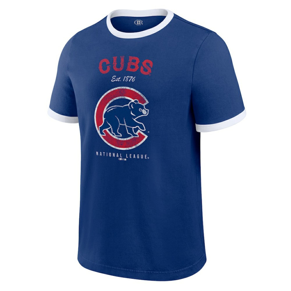Chicago Cubs Darius Rucker Collection by Fanatics Washed Ringer T-Shirt Outlet