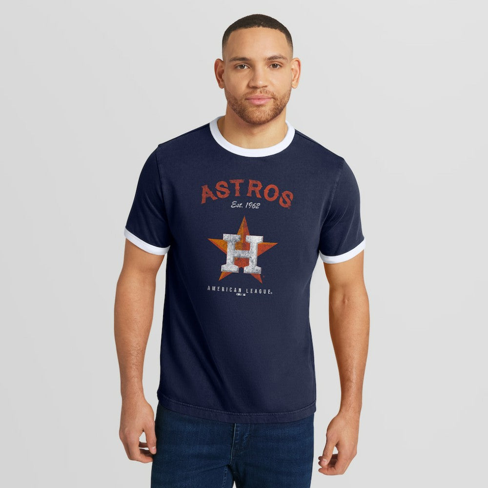 Houston Astros Darius Rucker Collection by Fanatics Washed Ringer T-Shirt Sale