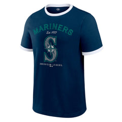 Seattle Mariners Darius Rucker Collection by Fanatics Washed Ringer T-Shirt for sale
