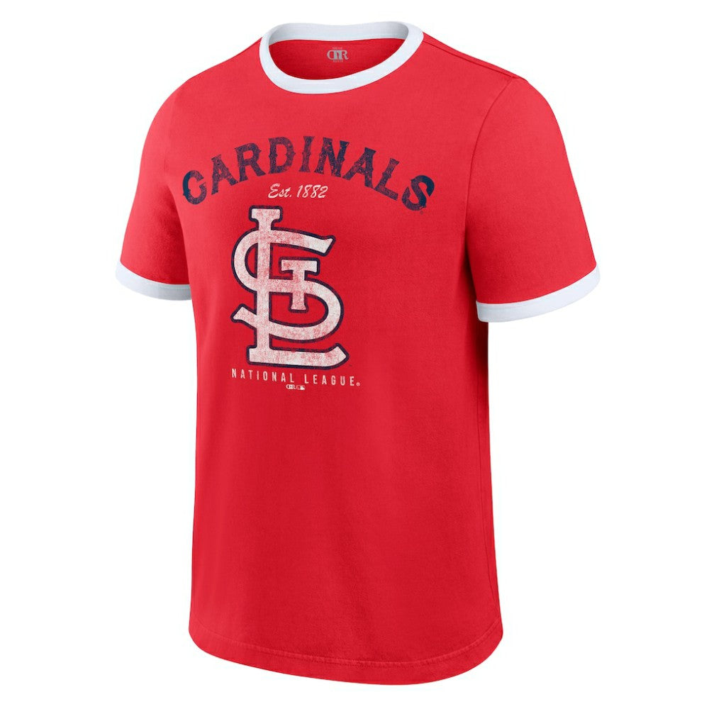 St. Louis Cardinals Darius Rucker Collection by Fanatics Washed Ringer T-Shirt Outlet