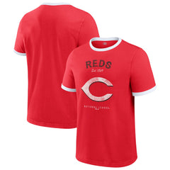 Cincinnati Reds Darius Rucker Collection by Fanatics Washed Ringer T-Shirt Discount