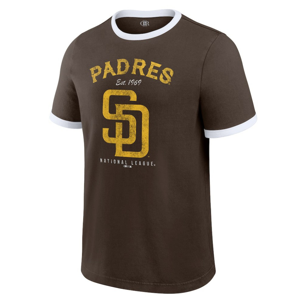 San Diego Padres Darius Rucker Collection by Fanatics Washed Ringer T-Shirt Outlet