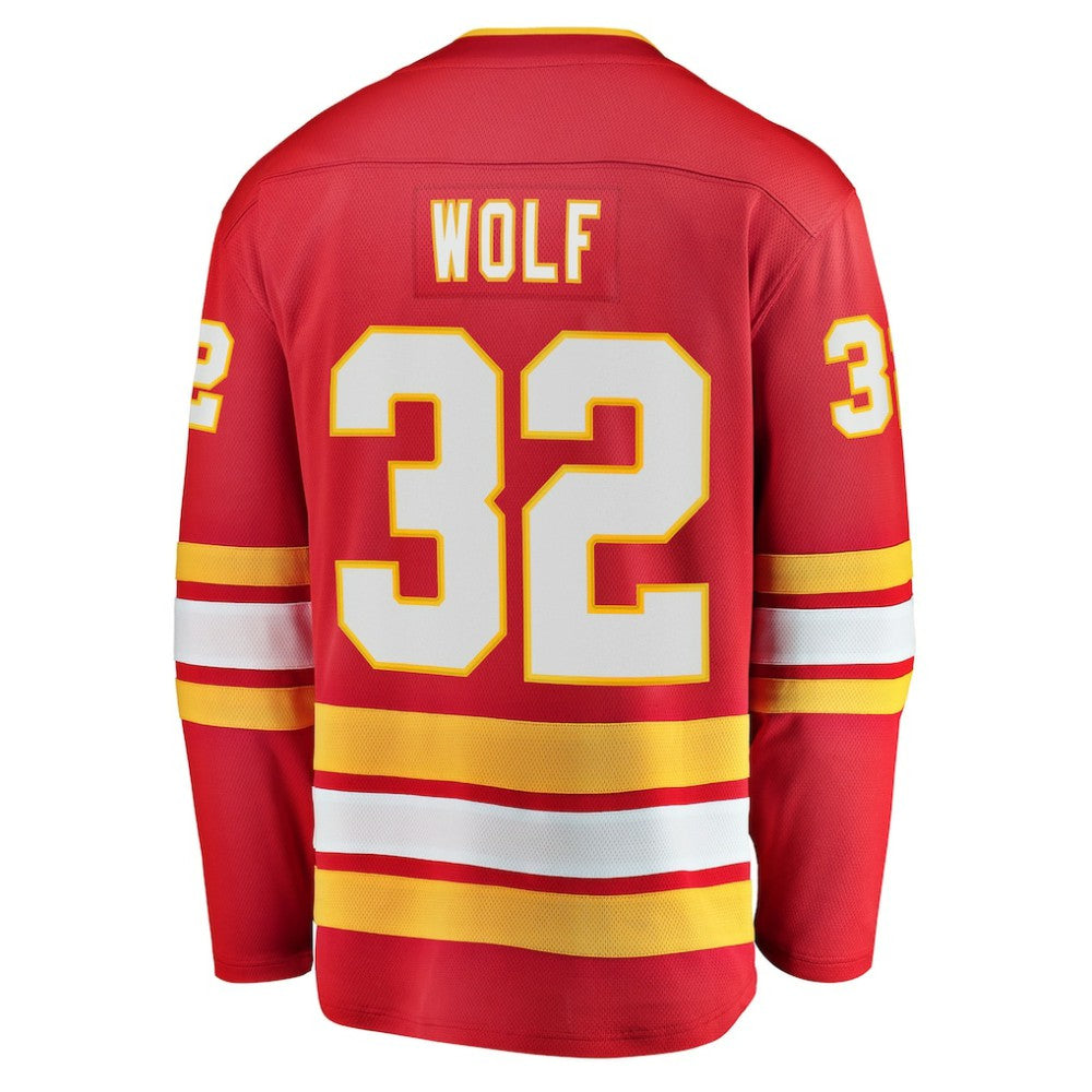 Dustin Wolf Calgary Flames Fanatics Home Breakaway Jersey - Red | Fanatics discount