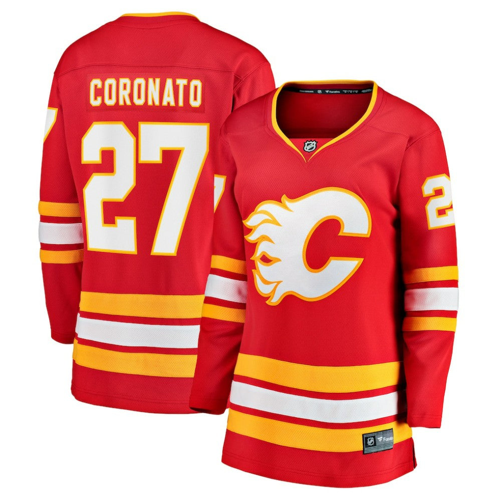 Matt Coronato Calgary Flames Fanatics Women's Home Breakaway Jersey - Red | Fanatics online