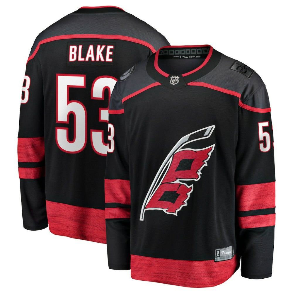Jackson Blake Carolina Hurricanes Fanatics Home Breakaway Jersey - Black | Fanatics online