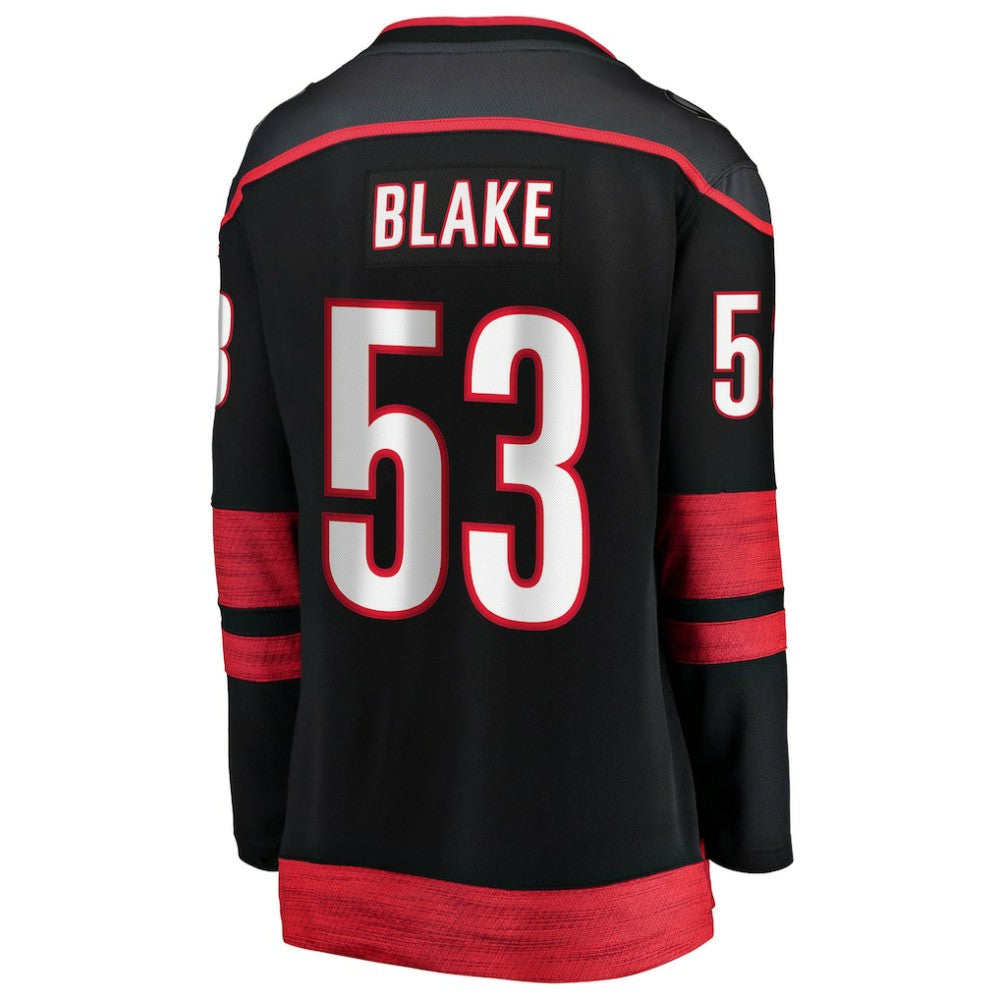 Jackson Blake Carolina Hurricanes Fanatics Women's Home Breakaway Jersey - Black | Fanatics online