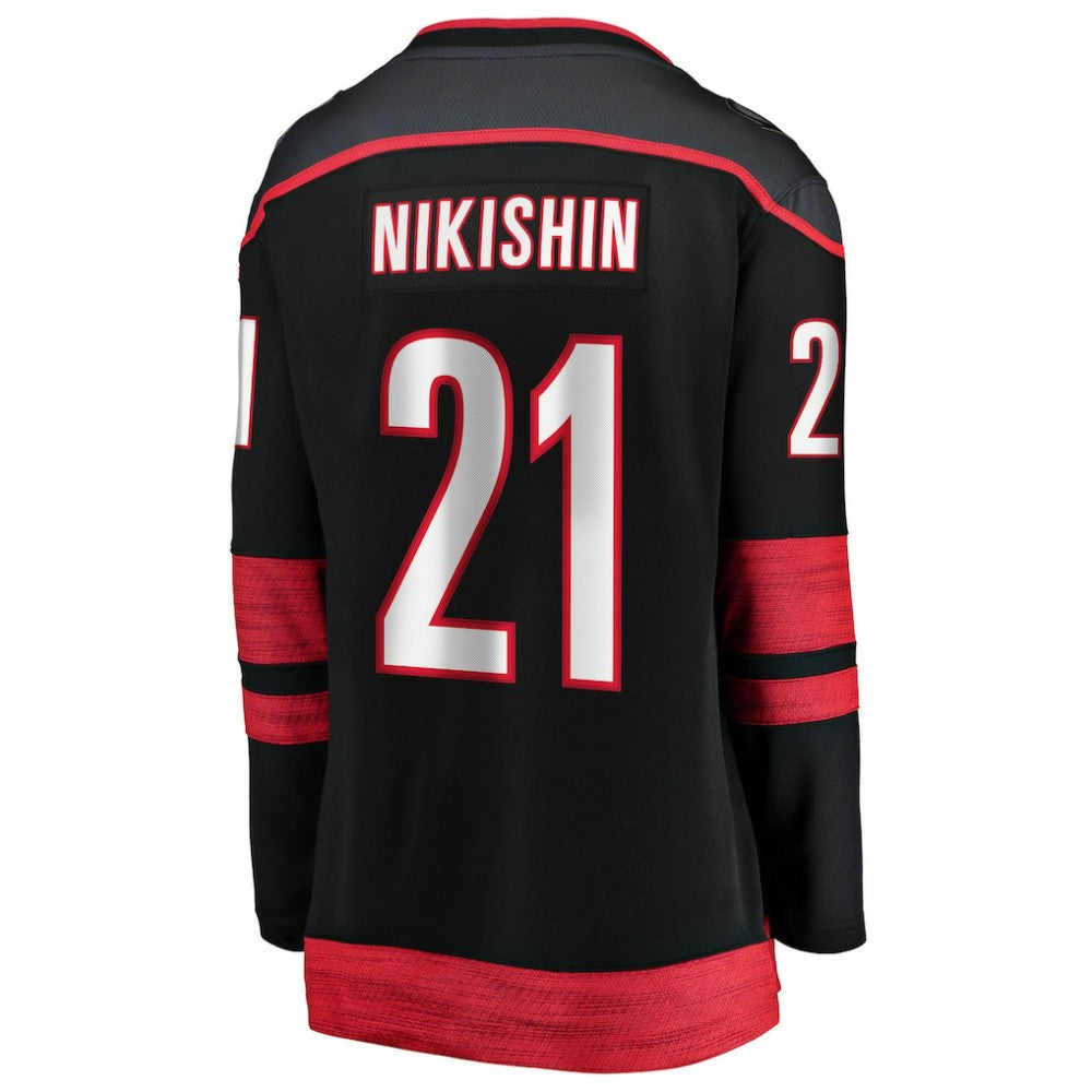 Alexander Nikishin Carolina Hurricanes Fanatics Women's Home Breakaway Jersey - Black | Fanatics on sale