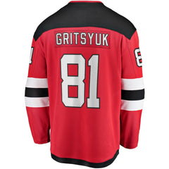 Arseny Gritsyuk New Jersey Devils Fanatics Home Breakaway Jersey - Red | Fanatics on sale
