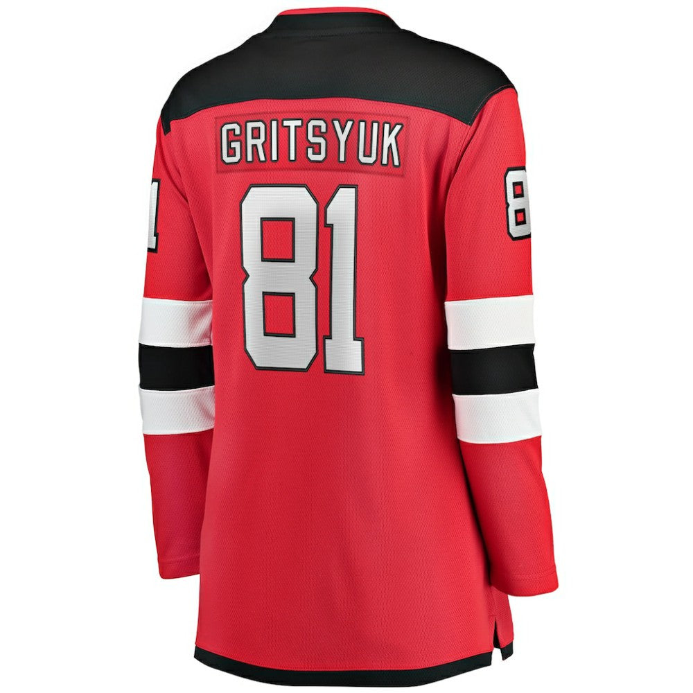 Arseny Gritsyuk New Jersey Devils Fanatics Women's Home Breakaway Jersey - Red | Fanatics online